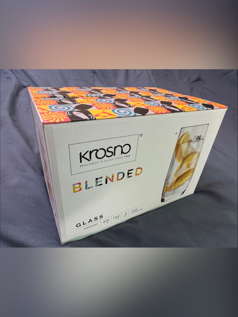 Blended Glass Cup Set